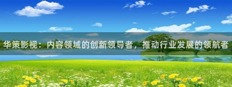 青苹果电影院yy6090：华策影视：内容领域的创新领导者，推动行业发展的领航者
